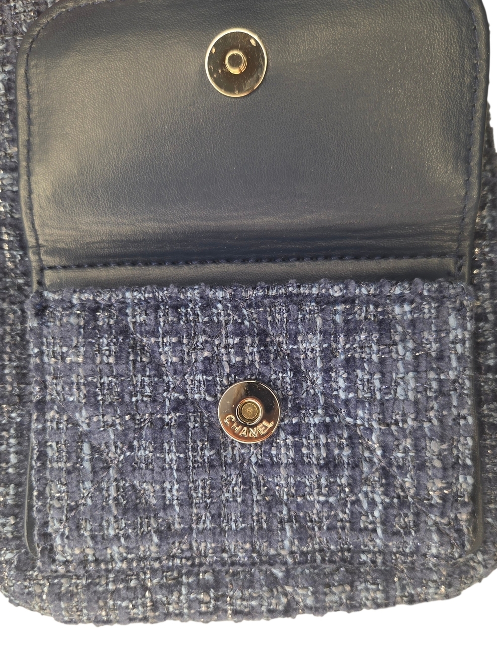 Chanel Blue Tweed Mini Backpack with Box - GWP - Picture 9 of 11